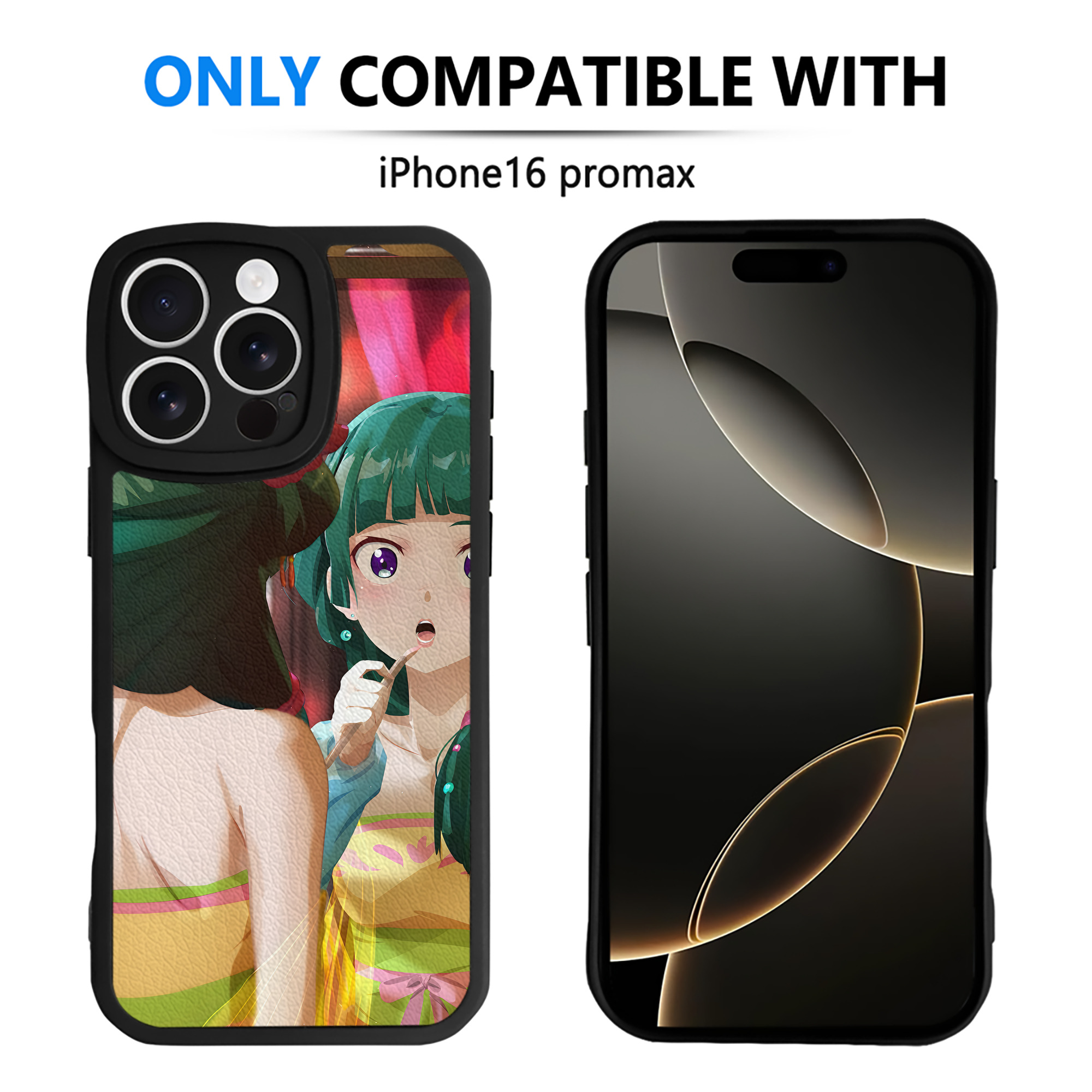 （画像用） 薬屋のひとりごと The Apothecary Diaries 【iPhone 16シリーズ対応】シリコンスマホケース（レザー調） 材質：シリコン